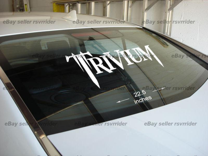 Large trivium decal sticker for car or truck 