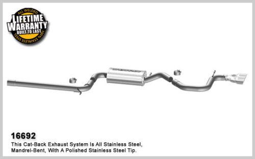 Magnaflow 16692 volkswagen golf stainless cat-back system performance exhaust