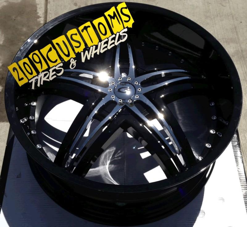 (4) 22" inch wheels tires gianna blitz monte carlo cutlass chevelle camaro 