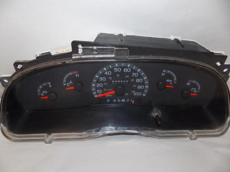 01-02 ford econoline 209k instrument cluster speedometer 2001 2002 #7211