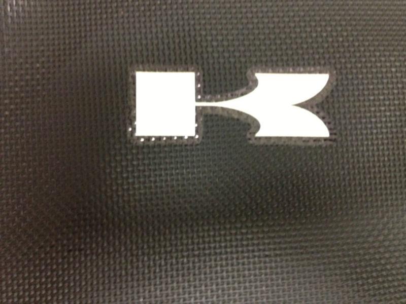 New kawasaki logo kx125 kx250 2002 gripper seat cover