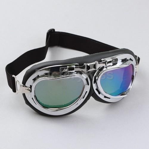 Steampunk goggles motorcycle glasses industrial goth unique colorful