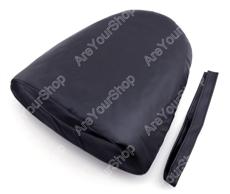 Rear pu leather seat cowl cover pillon suzuki gsxr 600/750 04-05 k4 black