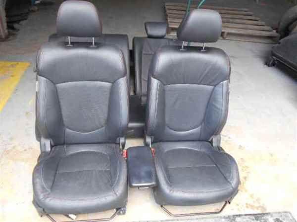 Kia forte black leather front rear seat set nice oem