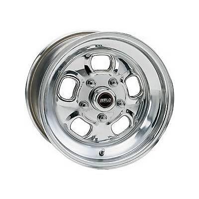 Weld racing rodlite polished wheel 15"x14" 5x4.5" bc set of 2