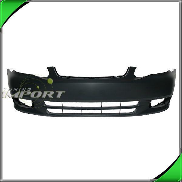 03 04 toyota corolla ce primed black raw front bumper cover replacement