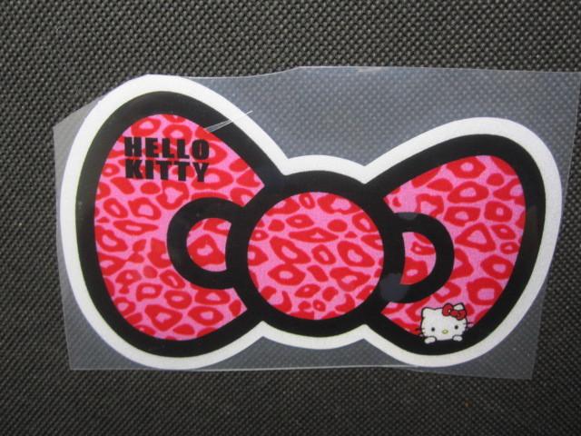 New hello kitty  red  big bow logo decal auto car window door sticker  