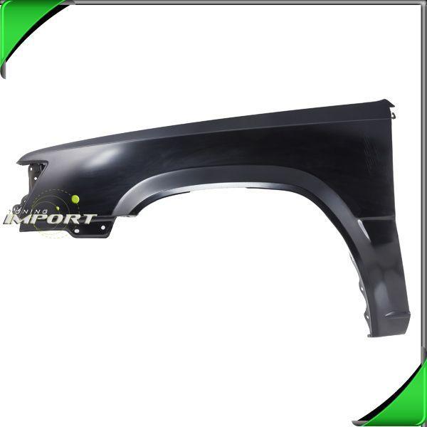 1985-1986 toyota tercel left front fender primed black steel replacement lh new