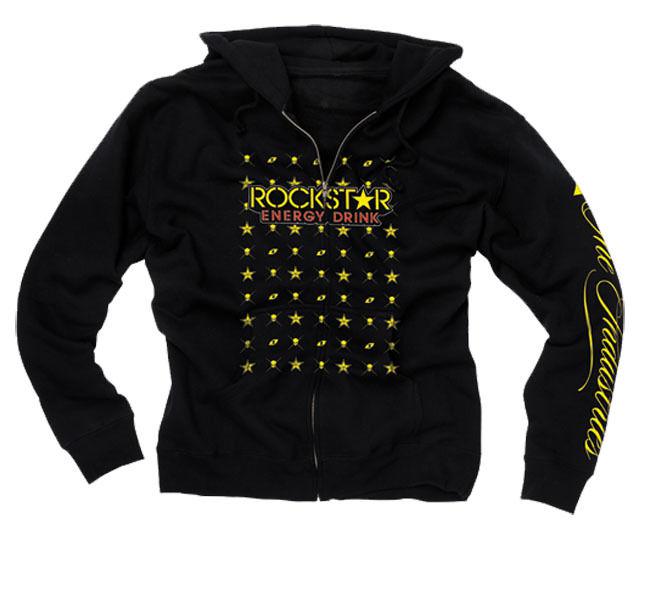 One industries rockstar blueprint zip hoodie sweatshirt - (l) --36022-001-053