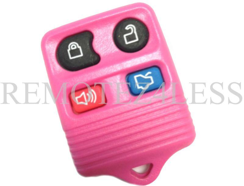 New pink ford keyless remote key fob clicker transmitter + free programming