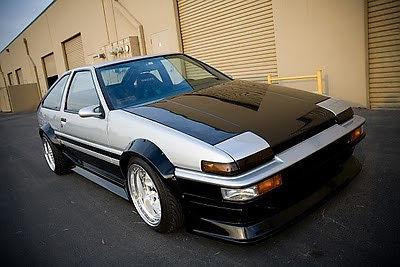 Advan carbon 1984-1987 toyota corolla ae86 oem carbon hood & hatch made in usa