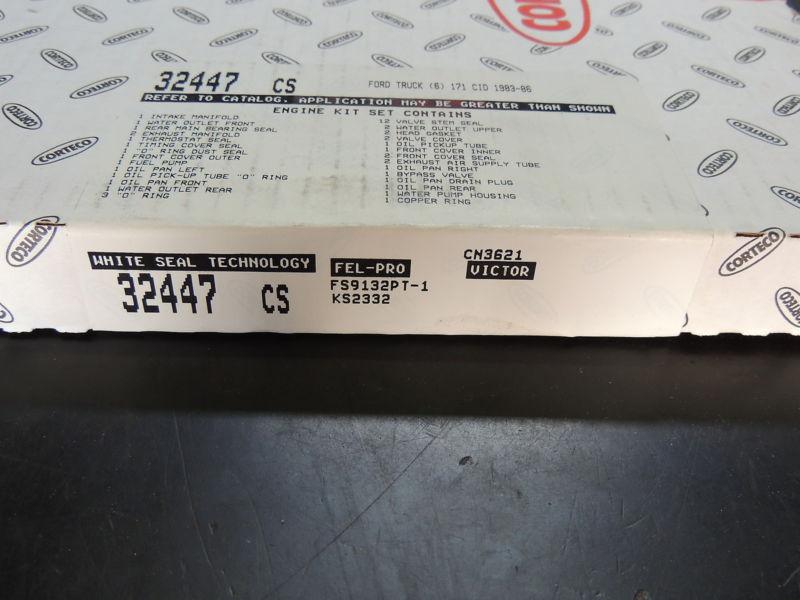 Detroit/iseal/corteco full set gaskets 32447cs ford truck 171 cid 6 cyl engine