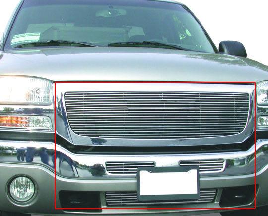 Viogi fit:03-06 gmc sierra 1500/2500hd/3500 billet grille combo