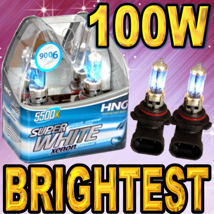 2x 9006 9012 hb4 xenon headlight bulbs low beam xenon white