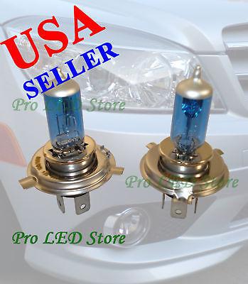 Two pcs oem replacement h4 9003 5000k super white high low beam 100/90w bulbs