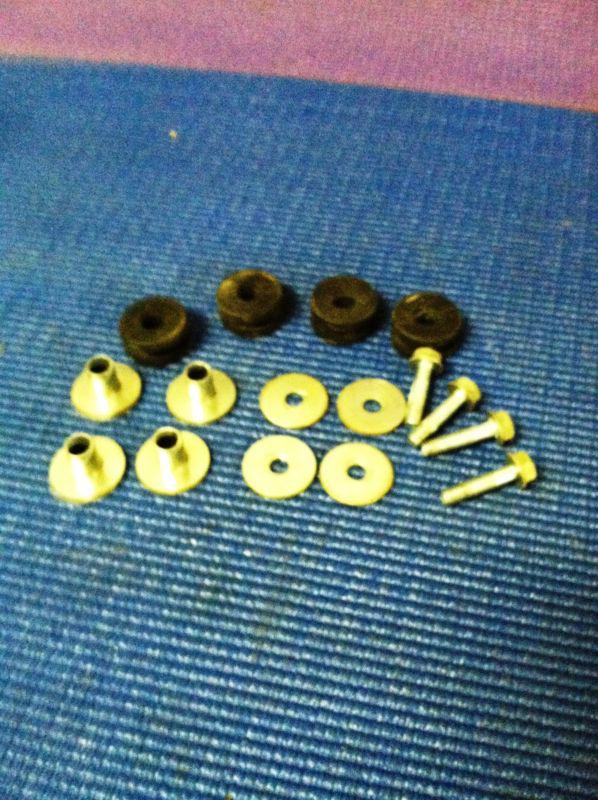 Honda atc 250sx atc250sx 250 sx oem front fender bolts grommets