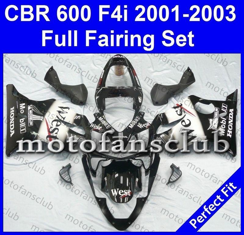 Fit honda cbr600f4i 01 02 03 cbr600 f4i 600f 2001 2002 2003 fairing kit #19 c