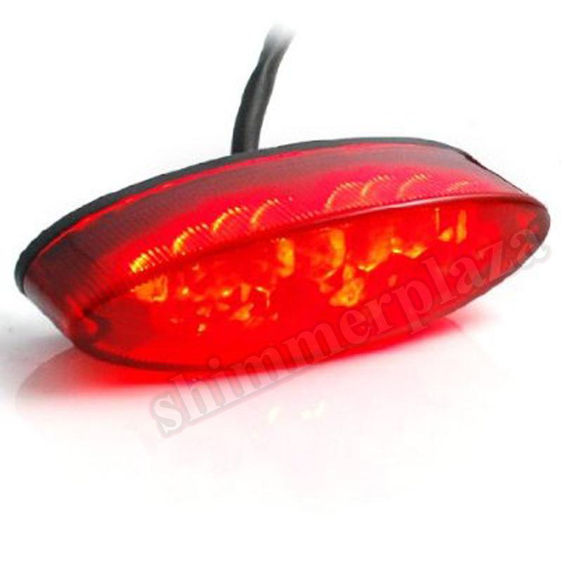 Motorcycle 28 led red license plate running brake tail light for atv dirt honda