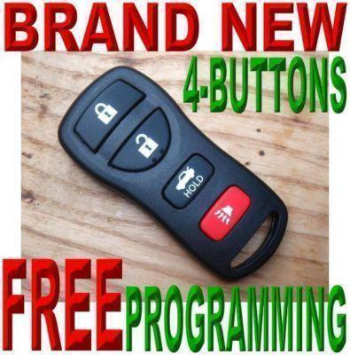 New nissan 4buttons free program keyless entry remote fob transmitter clicker