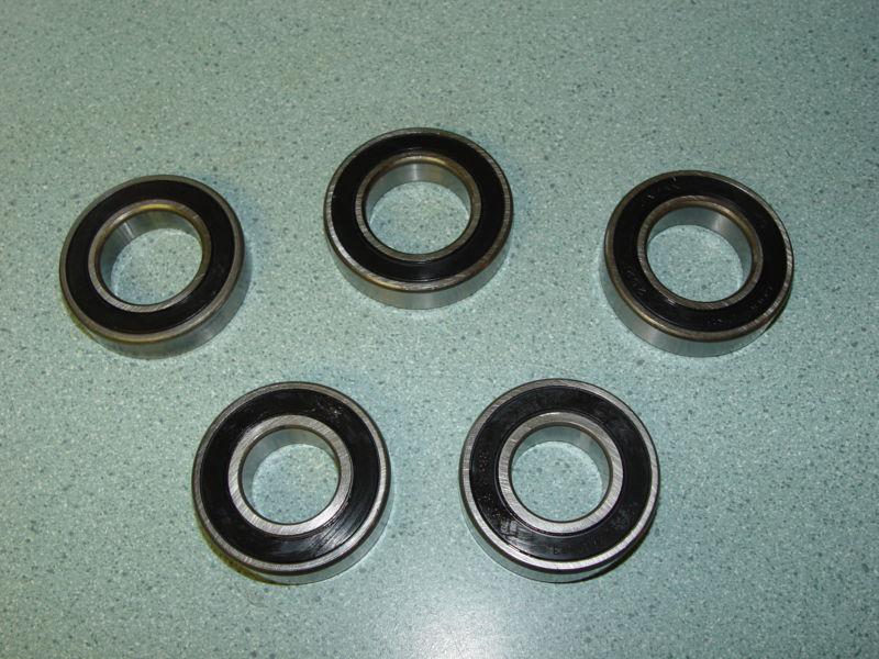 5 suzuki hayabusa wheel bearings 1999-2007 ,fits other suzuki also tlr, etc