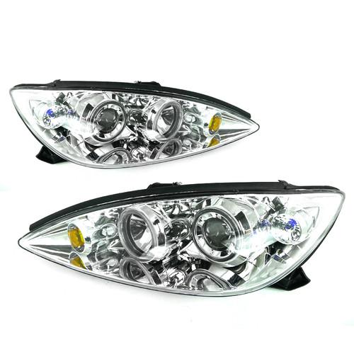 2002-2004 toyota camry chrome projector headlights pair