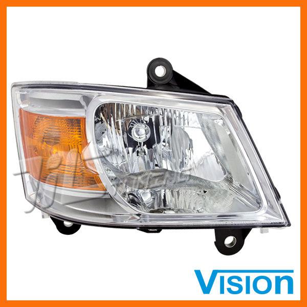 08-10 dodge caravan c/v se sxt vp passenger rh side head light lamp assembly new