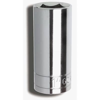 Gorilla socket steel chrome thin wall deep well 6-point hex 1/2" drive 13/16" ea