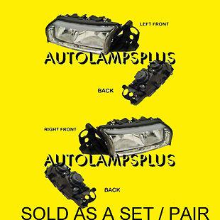 Volvo s80 2.8l 2.9l head light lamp assembly pair 99 00 01 02 03 new