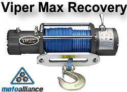 New viper 9500lb 4x4 truck recovery winch w/amsteel rope / max