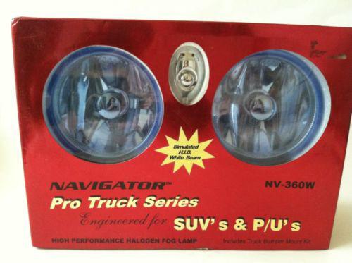 Navigator pro truck series nv-360w suv pickup halogen fog lamp & bumper kit new