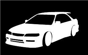 Honda accord wagon ce1 jdm car sticker decal turbo h22 illest stance low fatlace