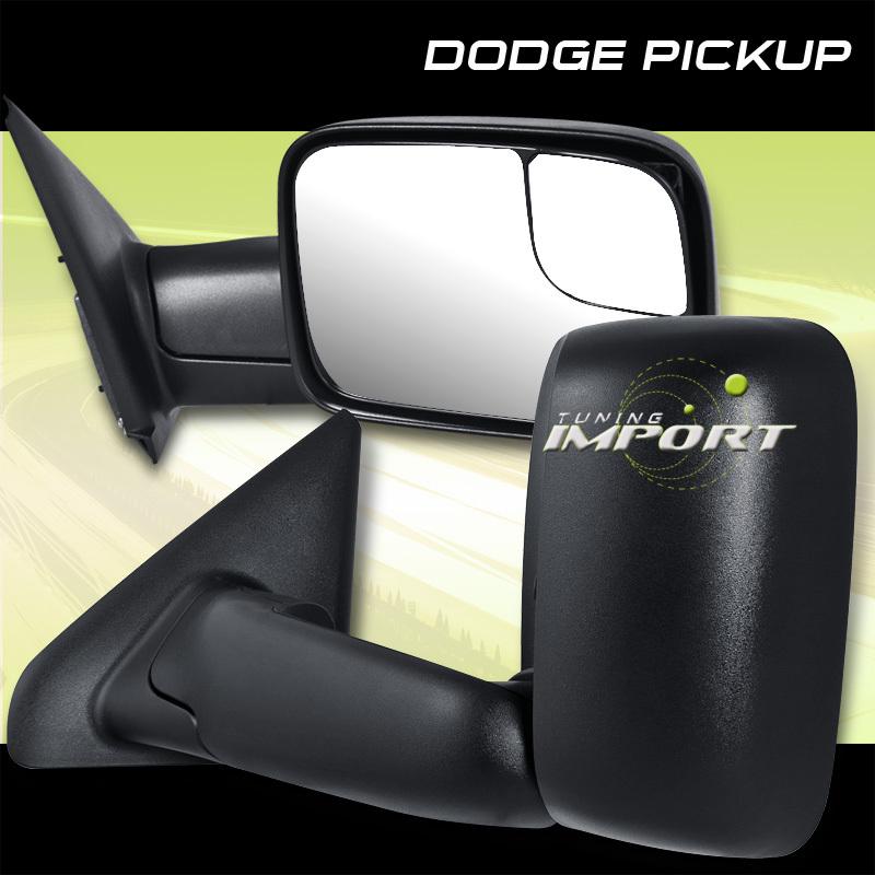 Dodge 03-08 ram 2500/3500 manual extend towing mirrors