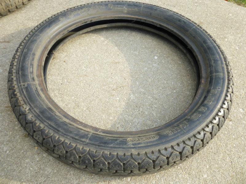 Contintental 18" motorcycle tire 3.50h18  k112 fabrique en allemagne bsa norton