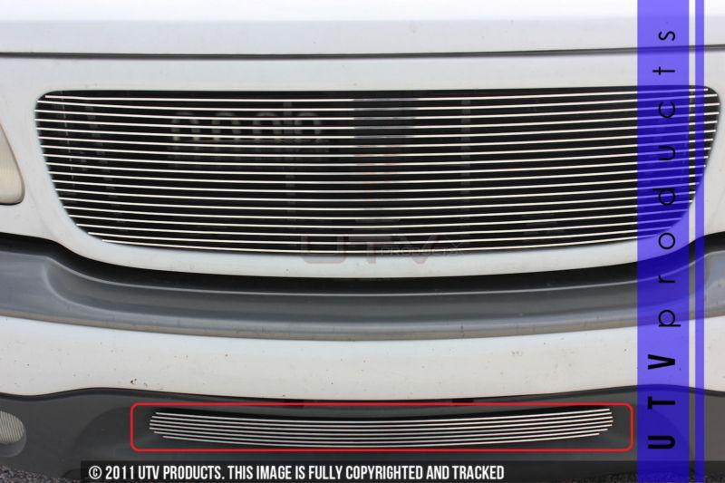 1999 2000 2001 2002 ford expedition 1pc bumper chrome billet grille kit 99 00 01