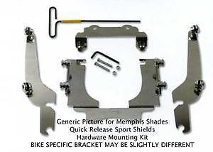 Memphis shade "sportshield" mounting hardware f/ valkyrie/gl1500