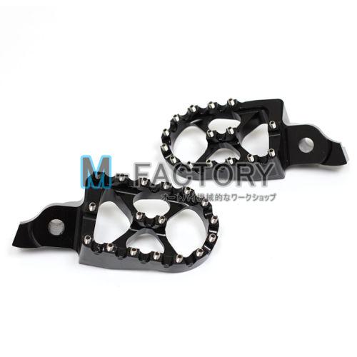 Black mx bike cnc foot pegs for suzuki rmz 250 07-09 2007 2008 2009 fp-mx794-bk