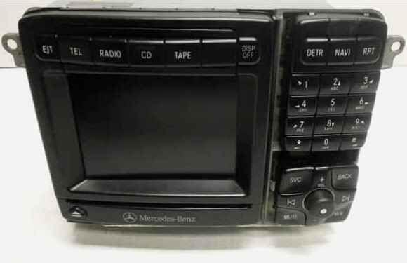 2002 mercedes s-class gps navigation radio oem lkq