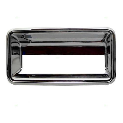 New rear chrome tailgate handle trim bezel 88-99 chevy pickup truck aftermarket