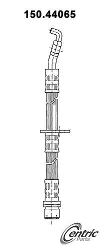 Centric 150.44065 brake hose, front-brake hydraulic hose