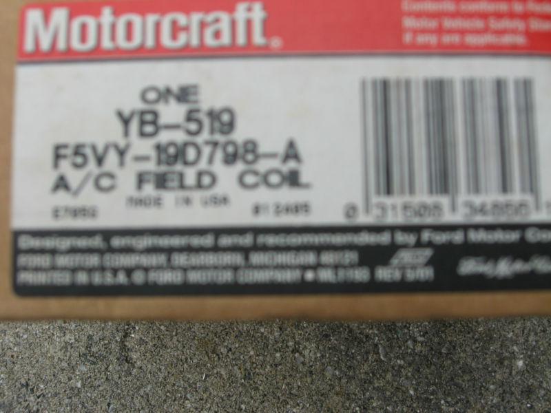 New motorcraft a/c field coil