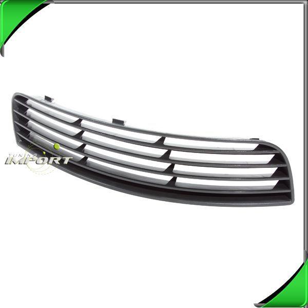 Right front bumper outer grille gm1036109 dark gry 2005-2007 chevy cobalt wo fog