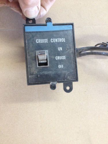 75-76 cadillac cruise control switch with harness &amp; bezel