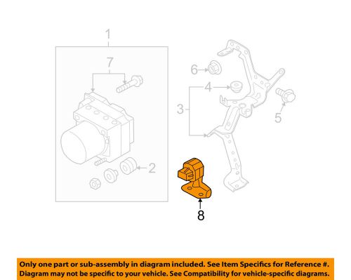 Subaru oem 2008 impreza anti-lock brakes-g-sensor 27540ag061