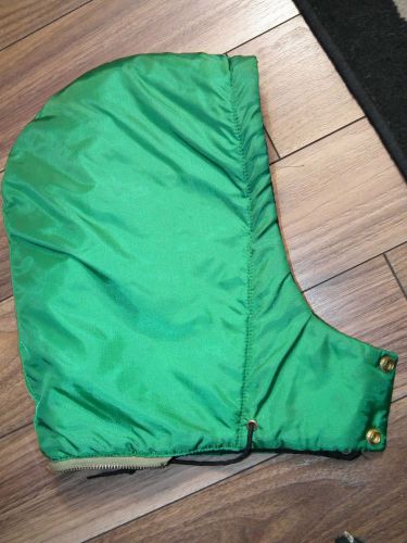 Vintage 70s/80s hood for john deere snowmobile suit  mens? womens? green