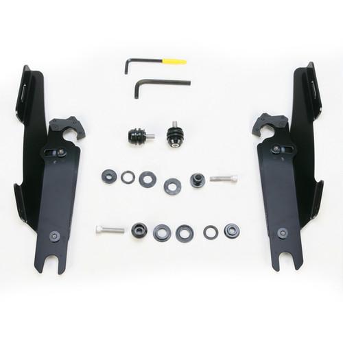 No-tool trigger-lock hardware kit, black, for 84-newer harley flst softials