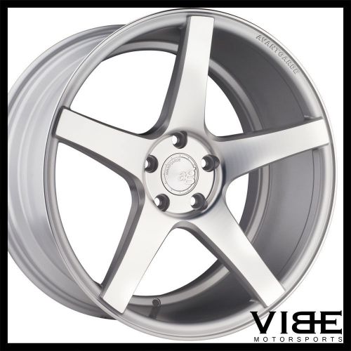 19&#034; avant garde m550 silver concave wheels rims fits porsche cayman r s