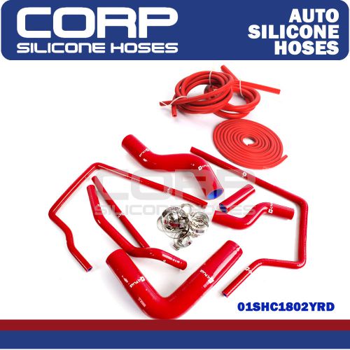 Silicone hose for subaru impreza gc8 gf8 sti ej20 wrx turbo + vacuum hose kit