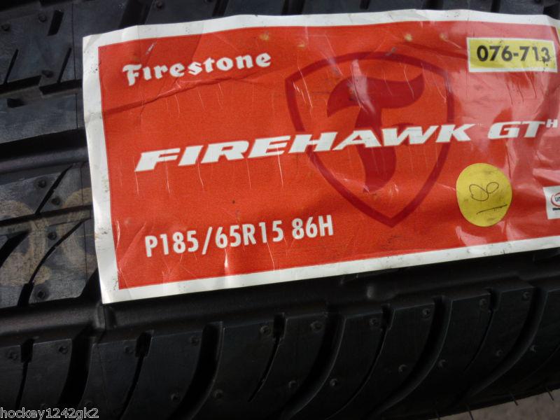 1 new 185 65 15 firestone firehawk gt tire