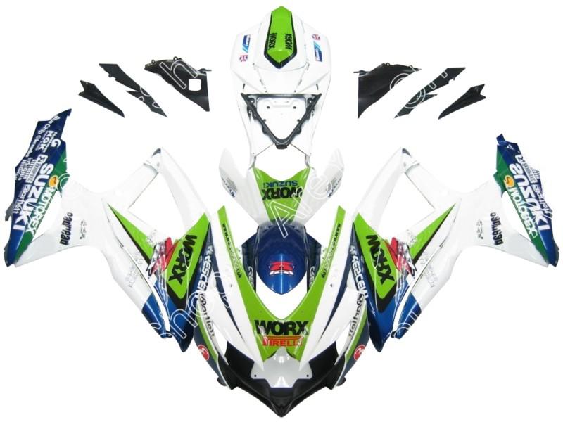 Fit for suzuki gsxr 600/750 2008-2009 bodywork fairing complete abs plastics 22#