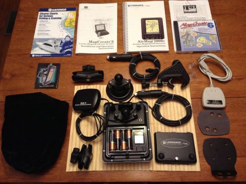 Lowrance airmap 2000c handheld portable pilot airplane gps air map not garmin